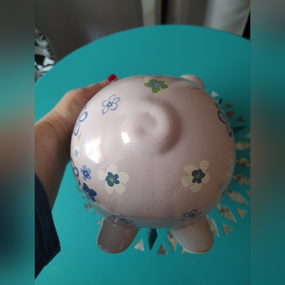 Floral Piggy Bank - Picture 2 of 8